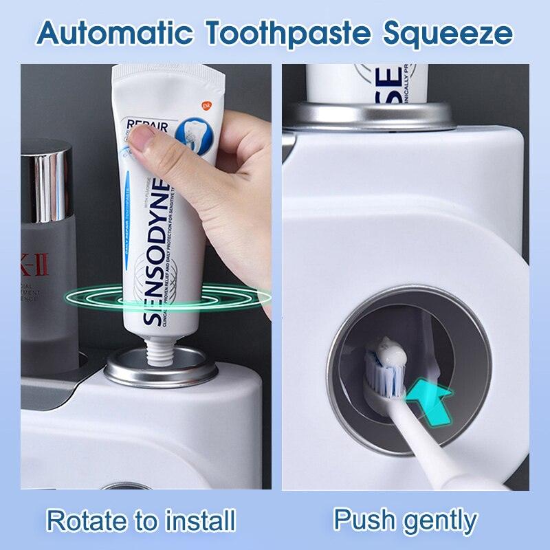 Dispenser/Porta Escova de Dentes de Parede Esterilizador UV - Shoppstore