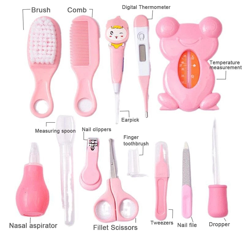 Kit Higiene de Cuidados Com o Bebê 13 Itens - Shoppstore