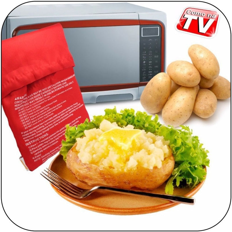 Saco p/ Cozinhar Batatas e Legumes em Minutos Potato Express