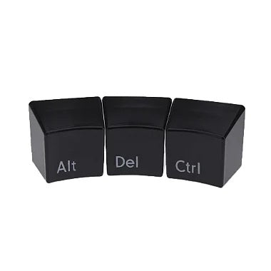 Canecas Control Alt Del Conjunto Kit com 03 unidades