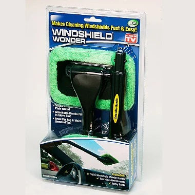 Escova p/ Parabrisa  Automóveis Wind Shield® - Preto / Verde