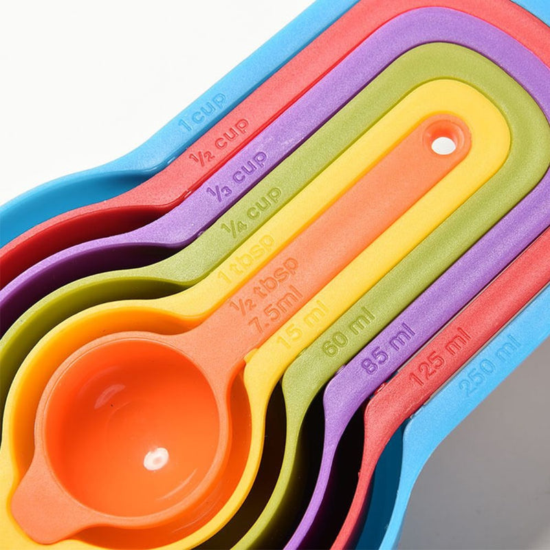 Kit Colheres Medidoras 6 pcs Measure Spoons® Multicolor