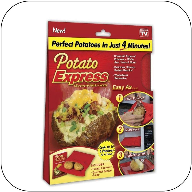 Saco p/ Cozinhar Batatas e Legumes em Minutos Potato Express