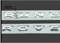 Adesivo Identificação Land Rover/Discovery/Range Rover