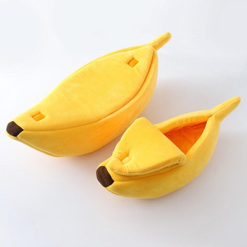 Cama Pets Banana Fofa e Aconchegante Portátil - Shoppstore
