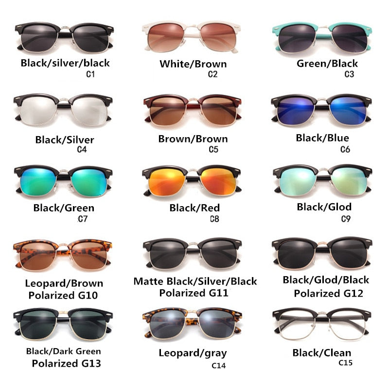 Óculos de Sol Polarizados Clássico Unissex - Shoppstore