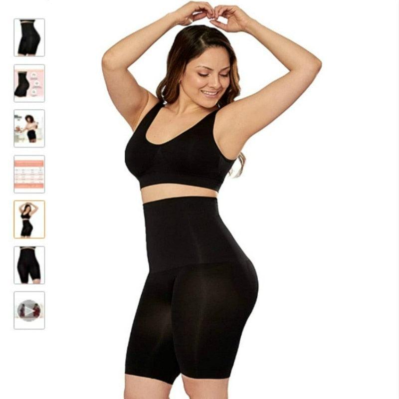 Modelador Feminino Shorts Cintura Alta p/cintura e Bumbum - Shoppstore
